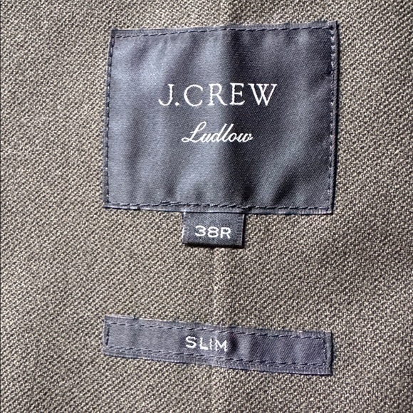 J. Crew Ludlow Army Green Slim Blazer - Picture 2 of 9